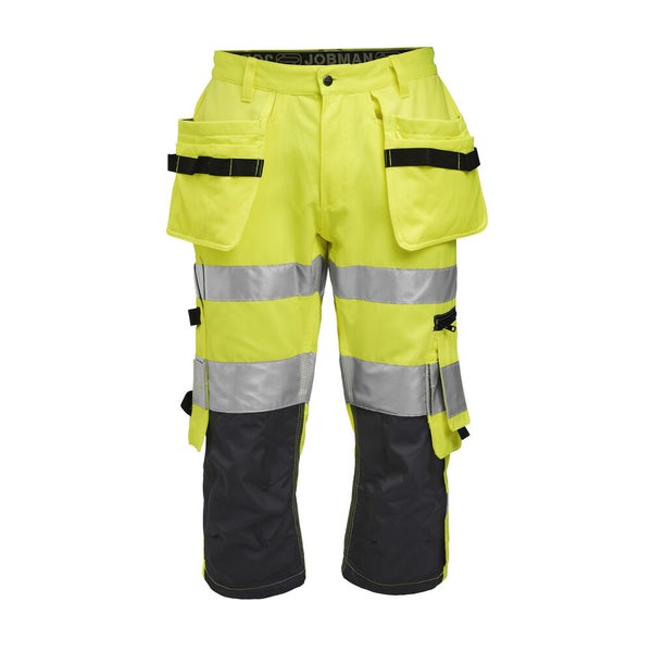 Jobman Workwear piraattihousut Hi-Vis 65221762